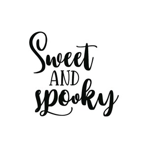 Sweet and Spooky