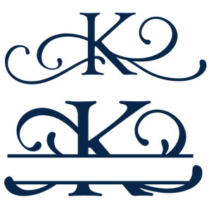 Download Silhouette Design Store Search Designs Split Flourish Monograms