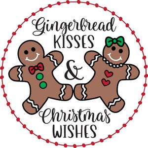 Silhouette Design Store - View Design #384428: Gingerbread Kisses