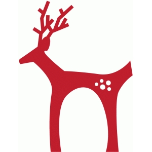 Silhouette Design Store - View Design #71438: reindeer