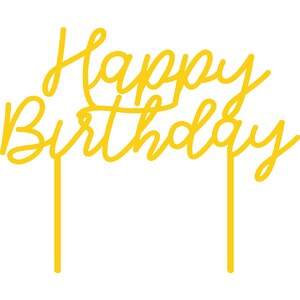 Happy Birthday Cake Topper