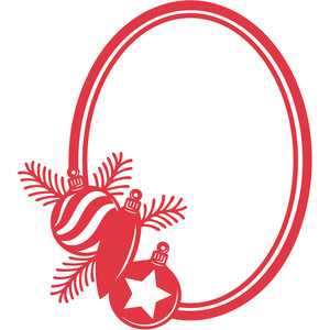 Silhouette Design Store - View Design #162688: ornament oval frame