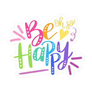 Silhouette Design Store - View Design #211619: be oh so happy