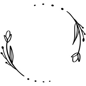 Download Silhouette Design Store View Design 266719 Floral Wreath
