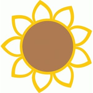 Download Silhouette Design Store - View Design #49919: sunflower tag