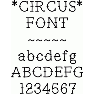 silhouette design store view design 68619 circus font circus font microsoft word