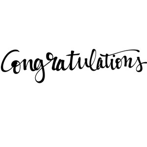 Download Silhouette Design Store - View Design #198439: congratulations