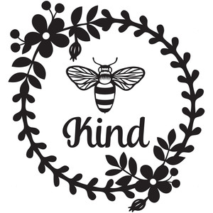 Free Free 331 Outline Bee Free Bee Kind Svg SVG PNG EPS DXF File