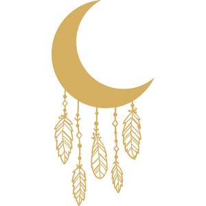 Free Free 236 Crescent Moon Dreamcatcher Svg SVG PNG EPS DXF File