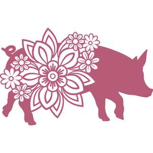 Download Silhouette Design Store Search Designs Pig Favor PSD Mockup Templates