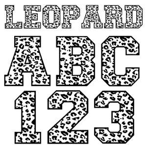 leopard font