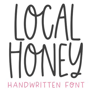 Local Honey Handwritten Font