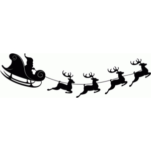 silhouette design store view design 49199 santa 39 s sleigh tis the season christmas store